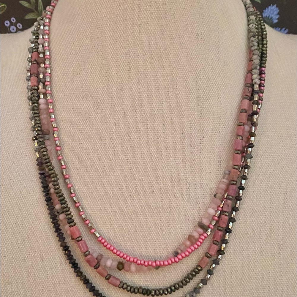 Sundance Catalog Rhodolite & Silver Necklace